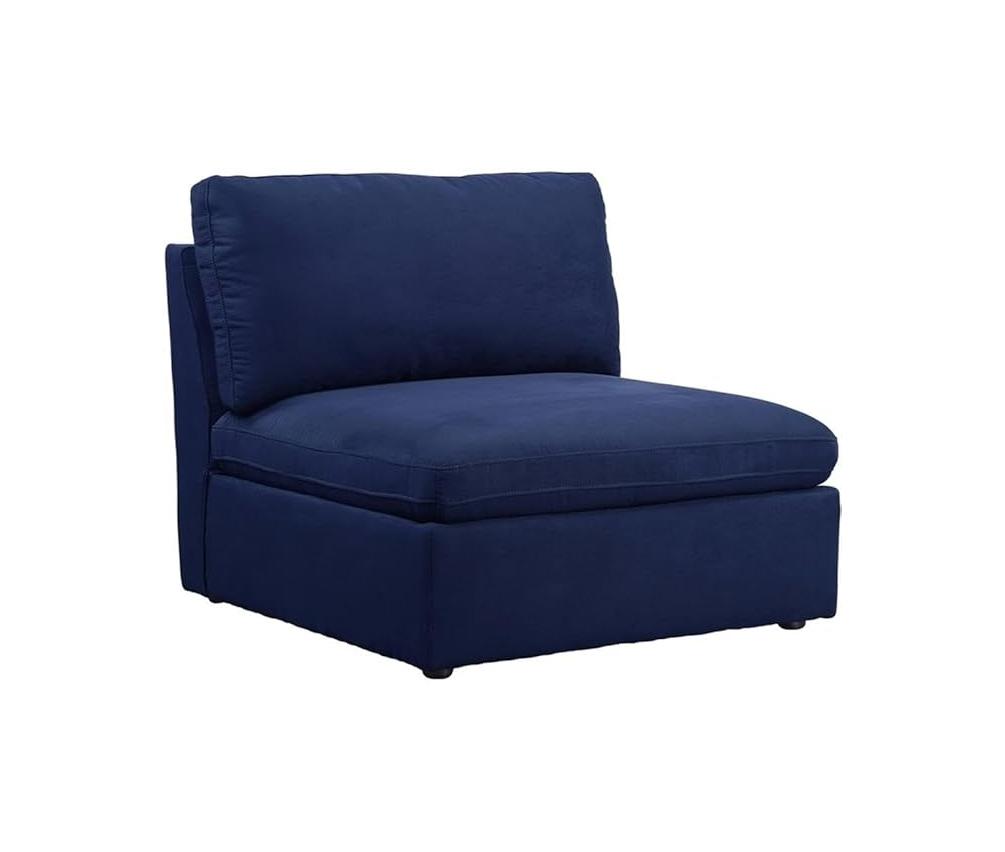 ACME Furniture - Crosby Modular - Armless Chair - Blue Fabric - 56035 veiw 1