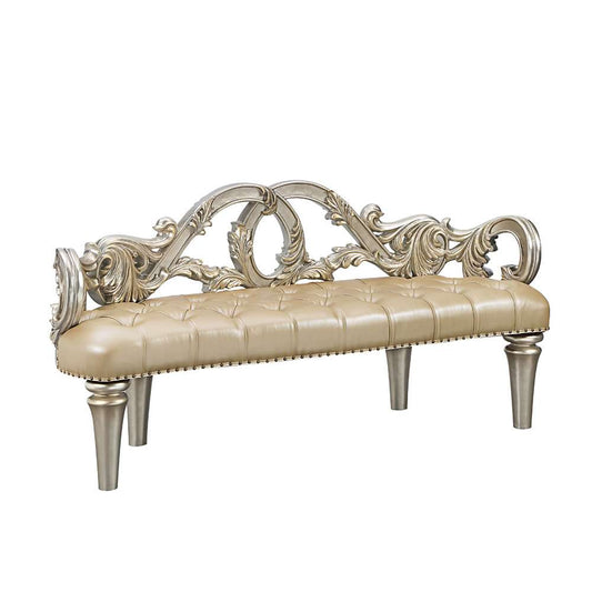 ACME Furniture - Danae Bench - Champagne & Gold - BD01239 veiw 2