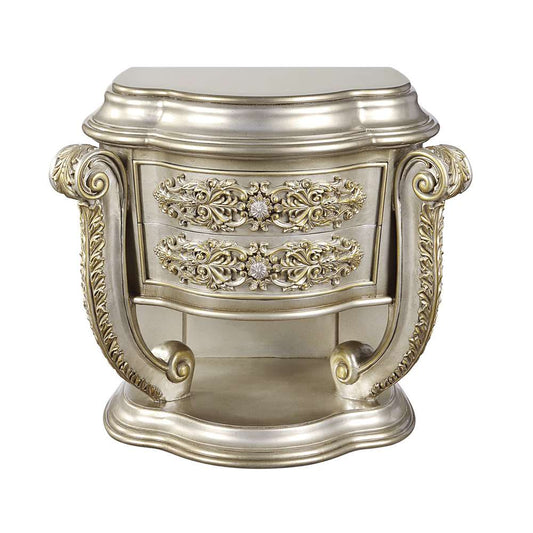 ACME Furniture - Danae Nightstand - Champagne & Gold - BD01235 view 2