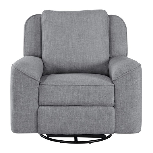 ACME Furniture - Destiny - Glider Recliner w/Swivel - Gray Linen - LV02535 view 2