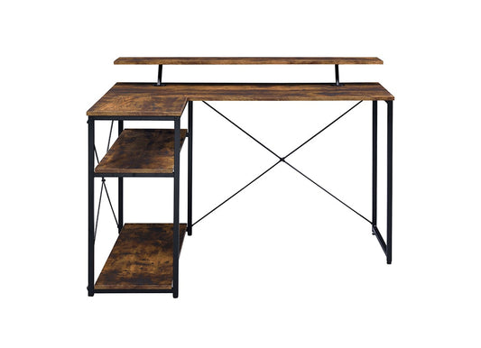 ACME Furniture - Drebo Writing Desk - Weathered Oak & Black Finish - 92755 veiw 2