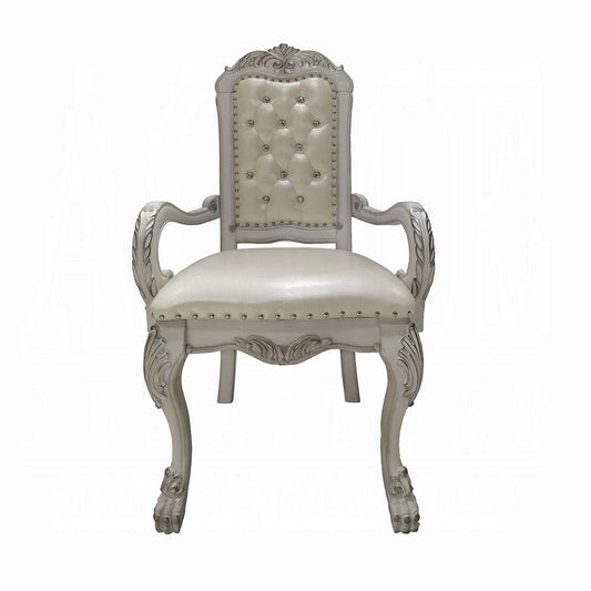 ACME Furniture - Dresden Arm Chair (Set of 2) - Bone White - DN01697 view 2