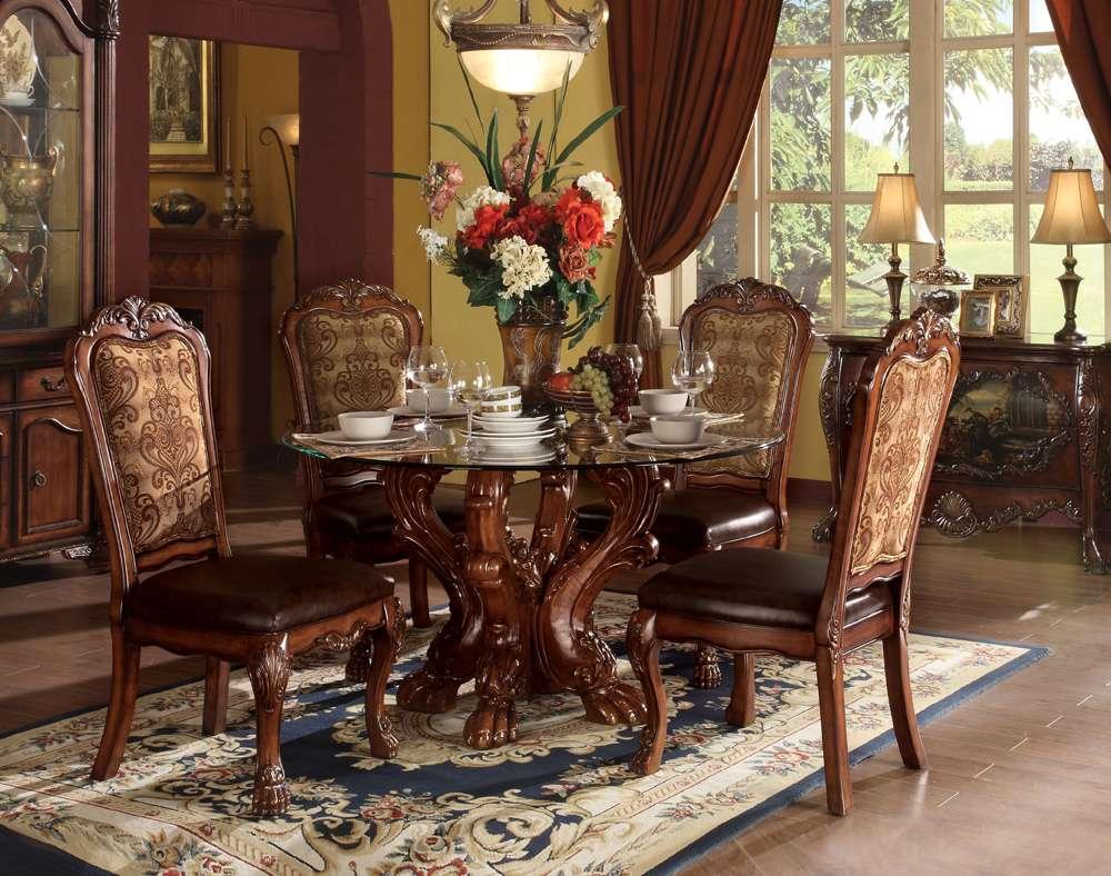 ACME Furniture - Dresden Dining Table w/Single Pedestal - 60010 view 1