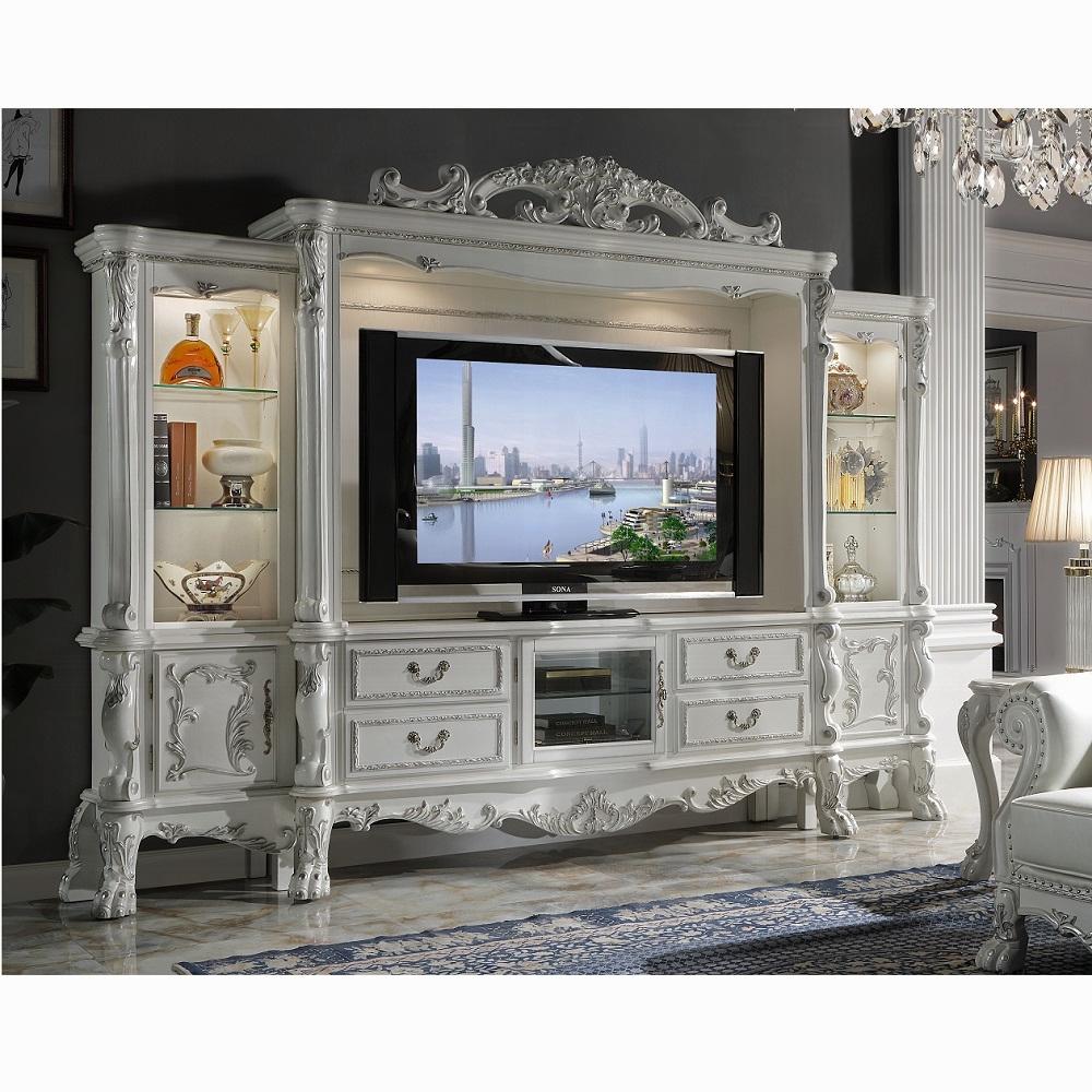 ACME Furniture - Dresden TV Stand - Bone White Finish - LV01714 veiw 4