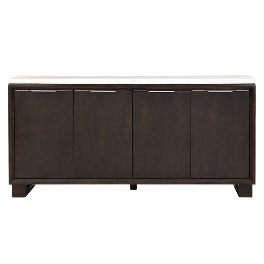 ACME Furniture - Edwyn - Server w/Natrual Marble Top - Natural Marble Top & Espresso - DN03198 view 2