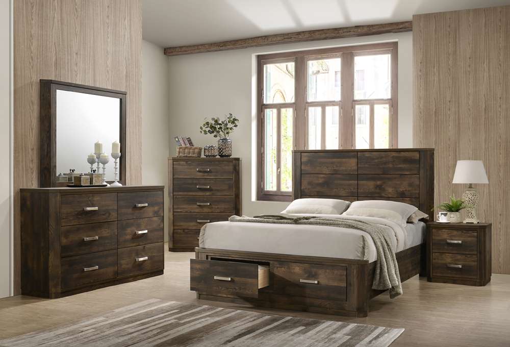 ACME Furniture - Elettra Queen Bed w/Storage - 24200Q view 4