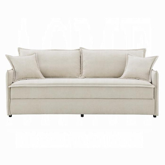 ACME Furniture - Elisea Sofa w/Sleeper - Beige Fabirc - LV03810 veiw 2
