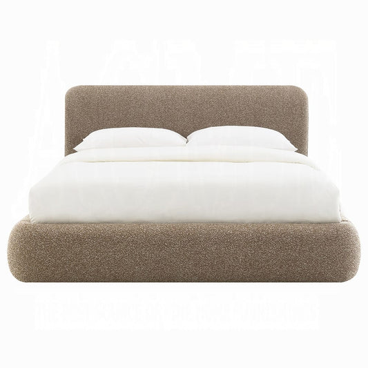 ACME Furniture - Erica - EK Bed - Dark Beige Tweed - BD05441EK view 2
