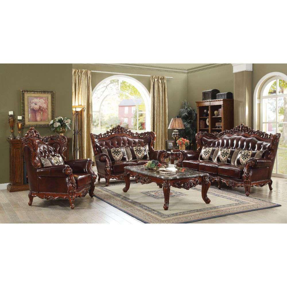 ACME Furniture - Eustoma Sofa (w/3 Pillows) - 53065 veiw 5