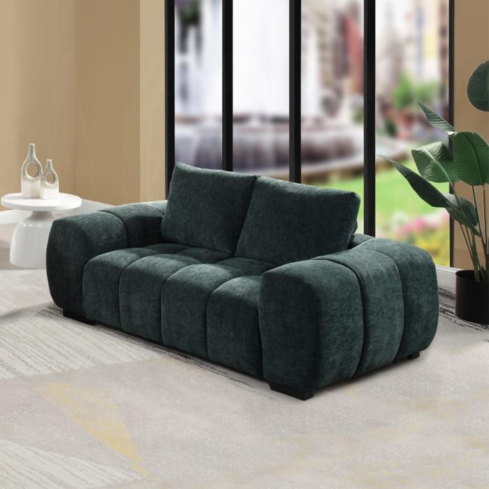 ACME Furniture - Ferrand Loveseat - Green Chenille - LV03041 veiw 5