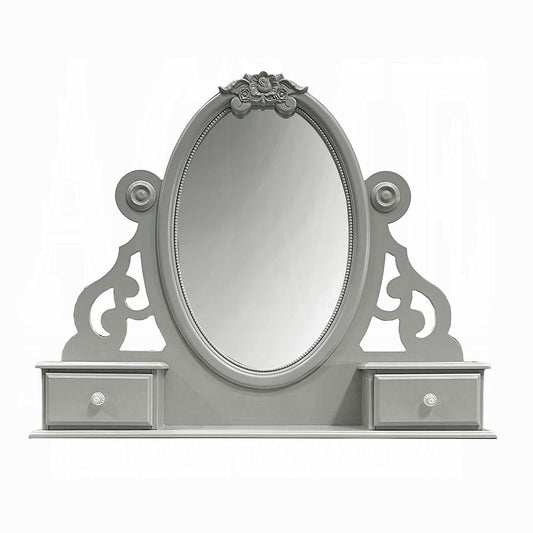 ACME Furniture - Flora Jewelry Mirror - Gray Finish - BD02206 veiw 2
