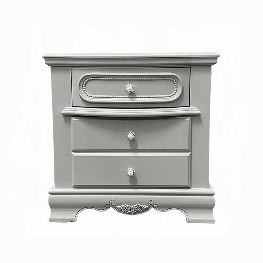 ACME Furniture - Flora Nightstand - Gray Finish - BD02205 veiw 2
