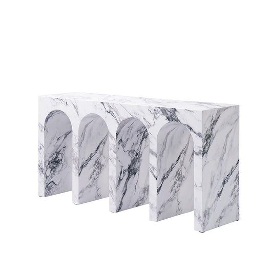 ACME Furniture - Fritzy Console Table - Engineered Stone Finish - AC03129 veiw 3