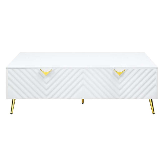 ACME Furniture - Gaines Coffee Table - White High Gloss - LV01139 view 2