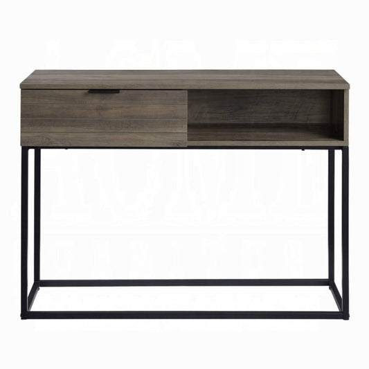 ACME Furniture - Galeno Writing Desk - Rustic Oak & Black Finish - OF00320 view 2
