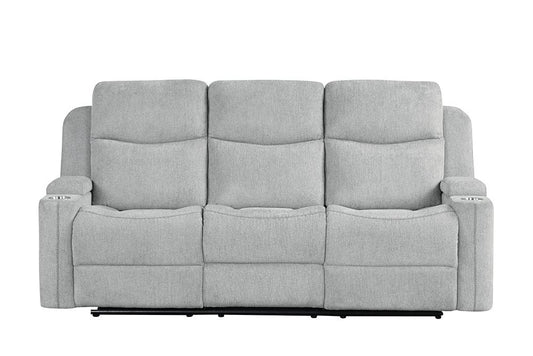 ACME Furniture - Galya Motion Sofa - Light Gray Chenille - LV04680 veiw 2