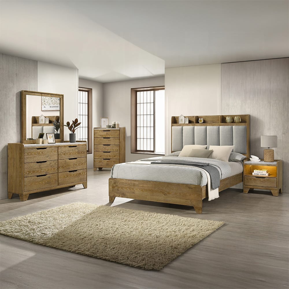 ACME Furniture - Garcia - Dresser - Light Aspen Brown - BD04865 view 6