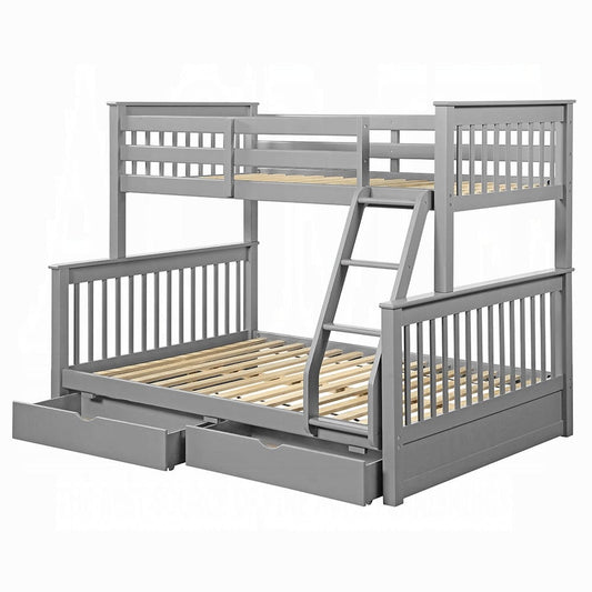ACME Furniture - Haley II Twin/Full Bunk Bed w/2 Drawers - 37755 view 2