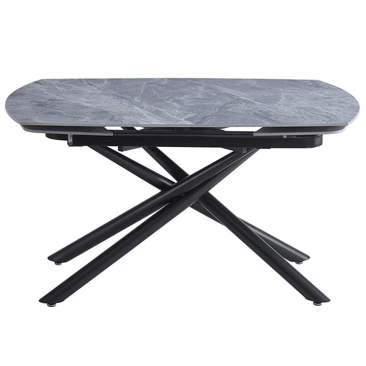 ACME Furniture - Hester - Dining Table - Ceramic Top & Black - DN03685 view 2