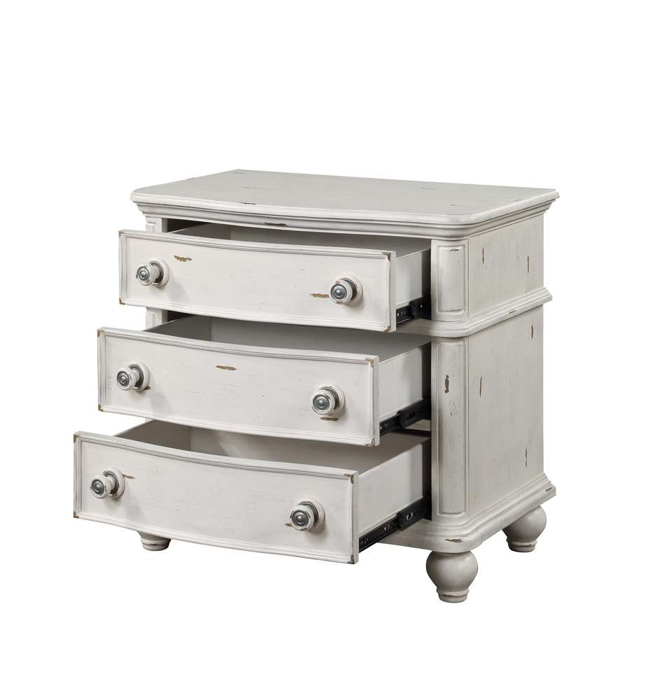 ACME Furniture - Jaqueline Nightstand - Antique White - BD01434 veiw 4