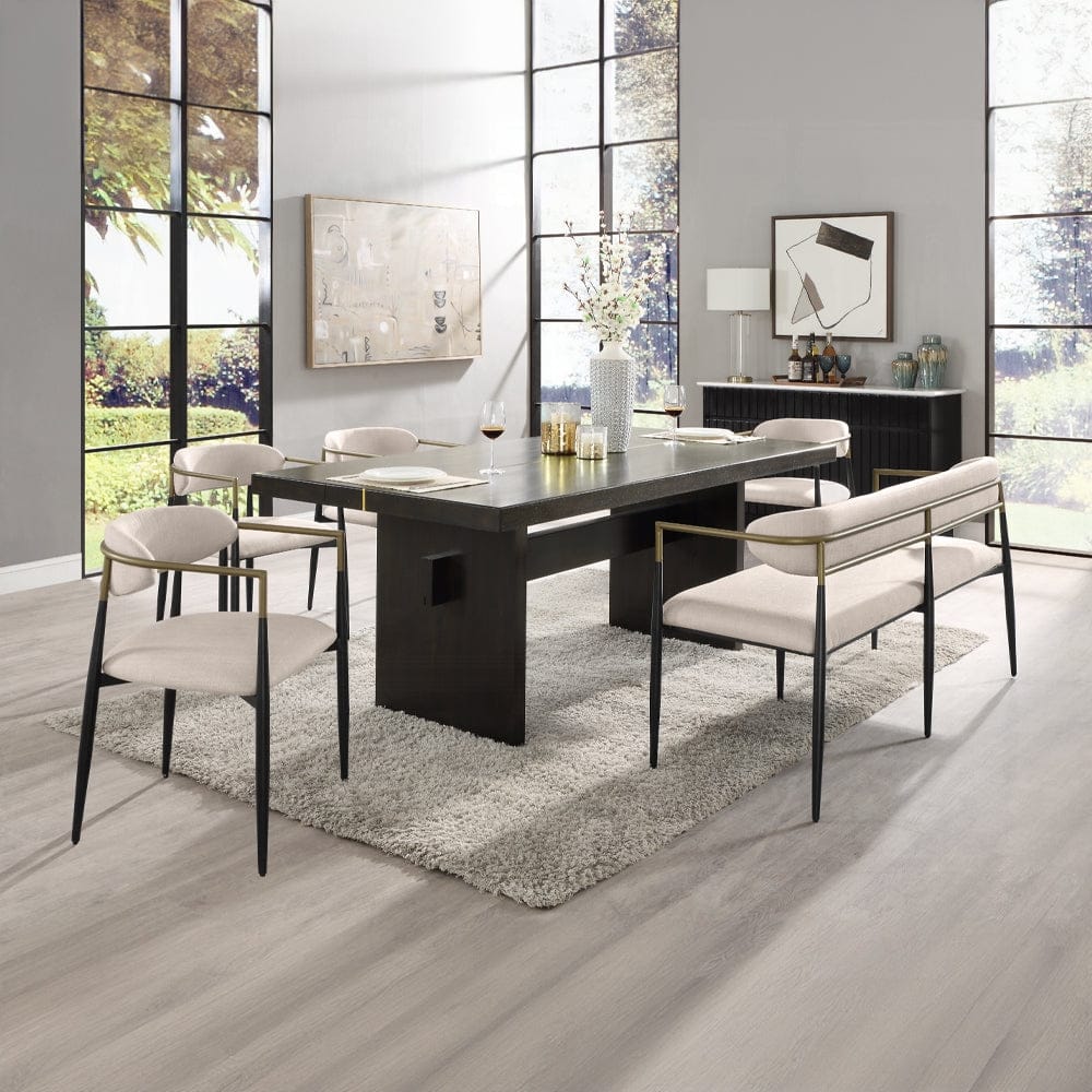 ACME Furniture - Jaramillo Dining Table - Black Finish - DN02695 view 9
