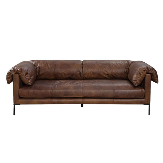 ACME Furniture - Jaron Sofa - Mocha Top Grain Leather - LV02980 veiw 3