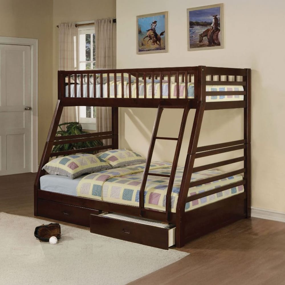 ACME Furniture - Jason - Bunk Bed (T/F) - Espresso - 02020W view 3