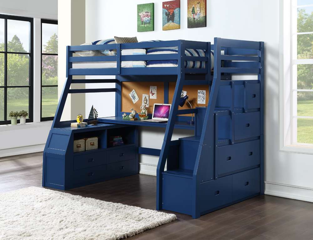 ACME Furniture - Jason II Storage Twin Loft Bed - 37455 view 5