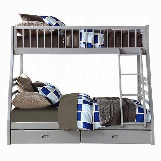 ACME Furniture - Jason Twin/Full Bunk Bed w/2 Drw - 37840 view 2