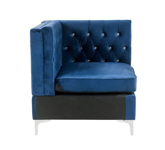 ACME Furniture - Jaszira - Modular - Wedge - Blue Velvet - 57344 view 2