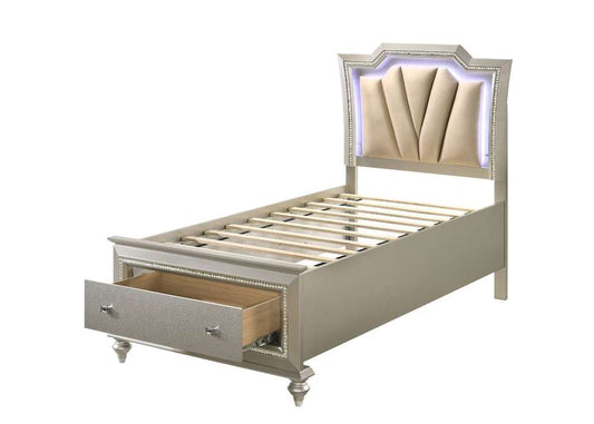 ACME Furniture - Kaitlyn Twin Bed w/Storage - 27240T veiw 2