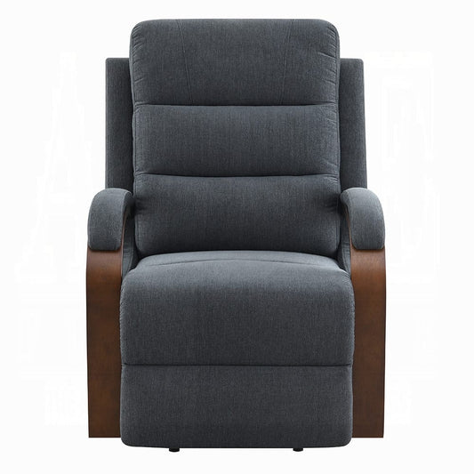 ACME Furniture - Kayla - Power Recliner w/Lift & Heating & Massage - Gray Chenille - LV02872 view 2