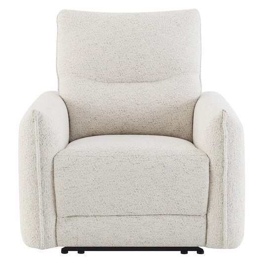 ACME Furniture - Lalisa - Power Motion Recliner w/USB Port - Cream Chenille - LV04782 view 2