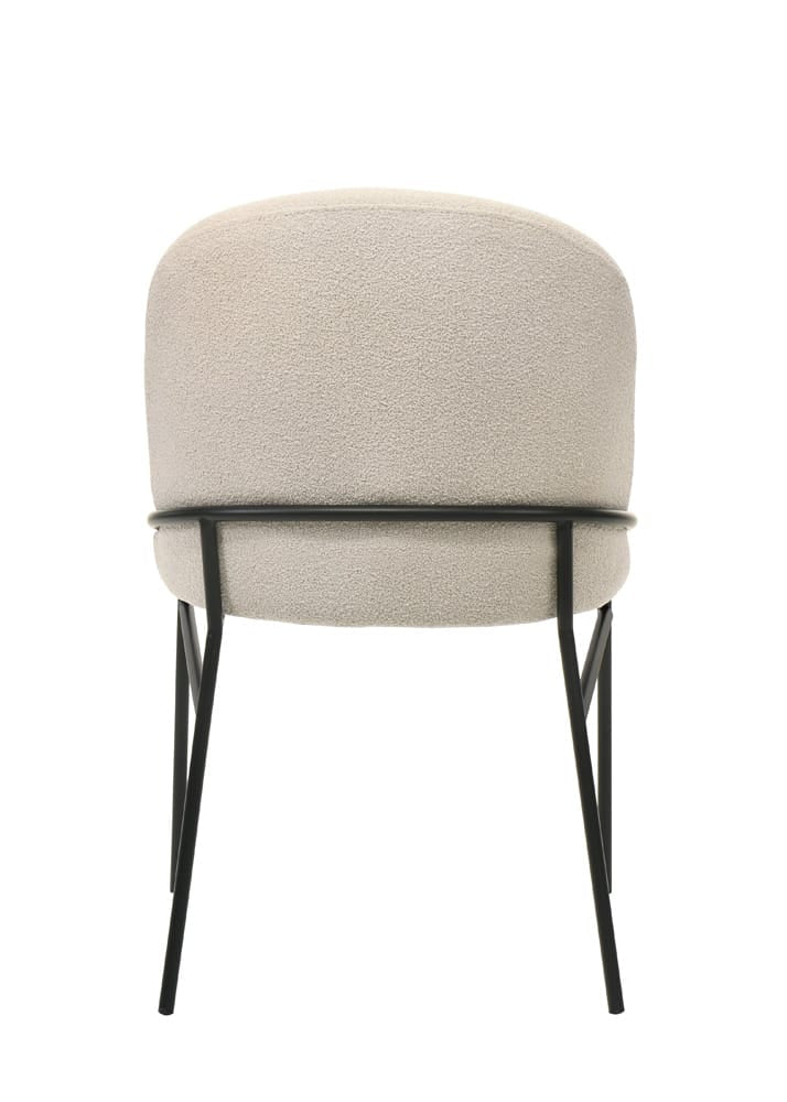 ACME Furniture - Lark - Side Chair - Chenille & Black - DN04676 view 4