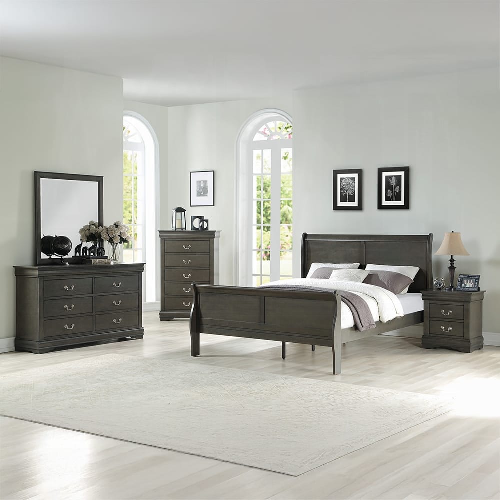 ACME Furniture - Louis Philippe Eastern King Bed - 26787EK view 7
