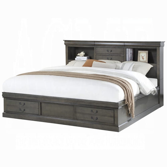 ACME Furniture - Louis Philippe III Queen Bed w/Storage - 24930Q view 2