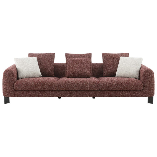 ACME Furniture - Mardi - Sofa w/6 Pillows - Maroon Tweed - LV04290 view 2