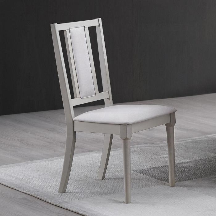 ACME Furniture - Marta Side Chair (Set of 2) - Gray Fabric & Gray Finish - DN04311 veiw 6