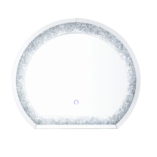 ACME Furniture - Noralie - Accent Mirror - LED, Mirrored & Faux Diamonds - 97804 view 2
