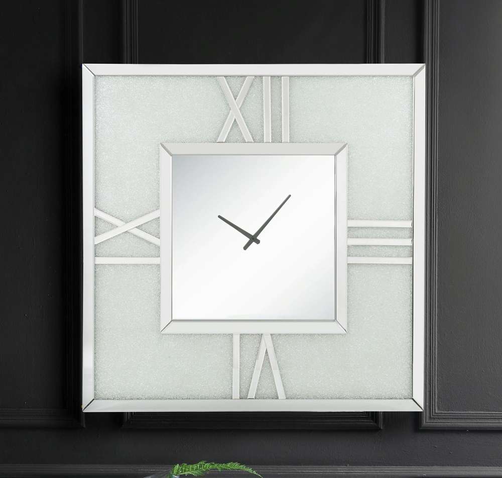 ACME Furniture - Noralie Wall Clock w/LED - 97730 veiw 1