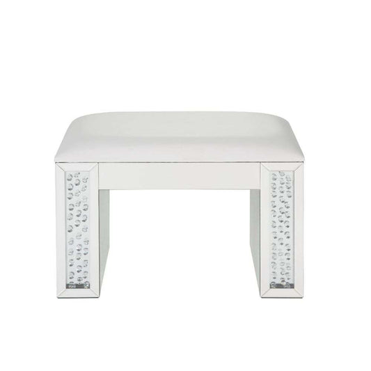 ACME Furniture - Nysa Vanity Stool - 90158 veiw 2