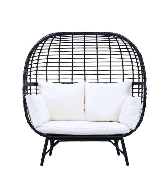 ACME Furniture - Penelope Patio Lounge Chair - Cream & Black - OT01099 veiw 3