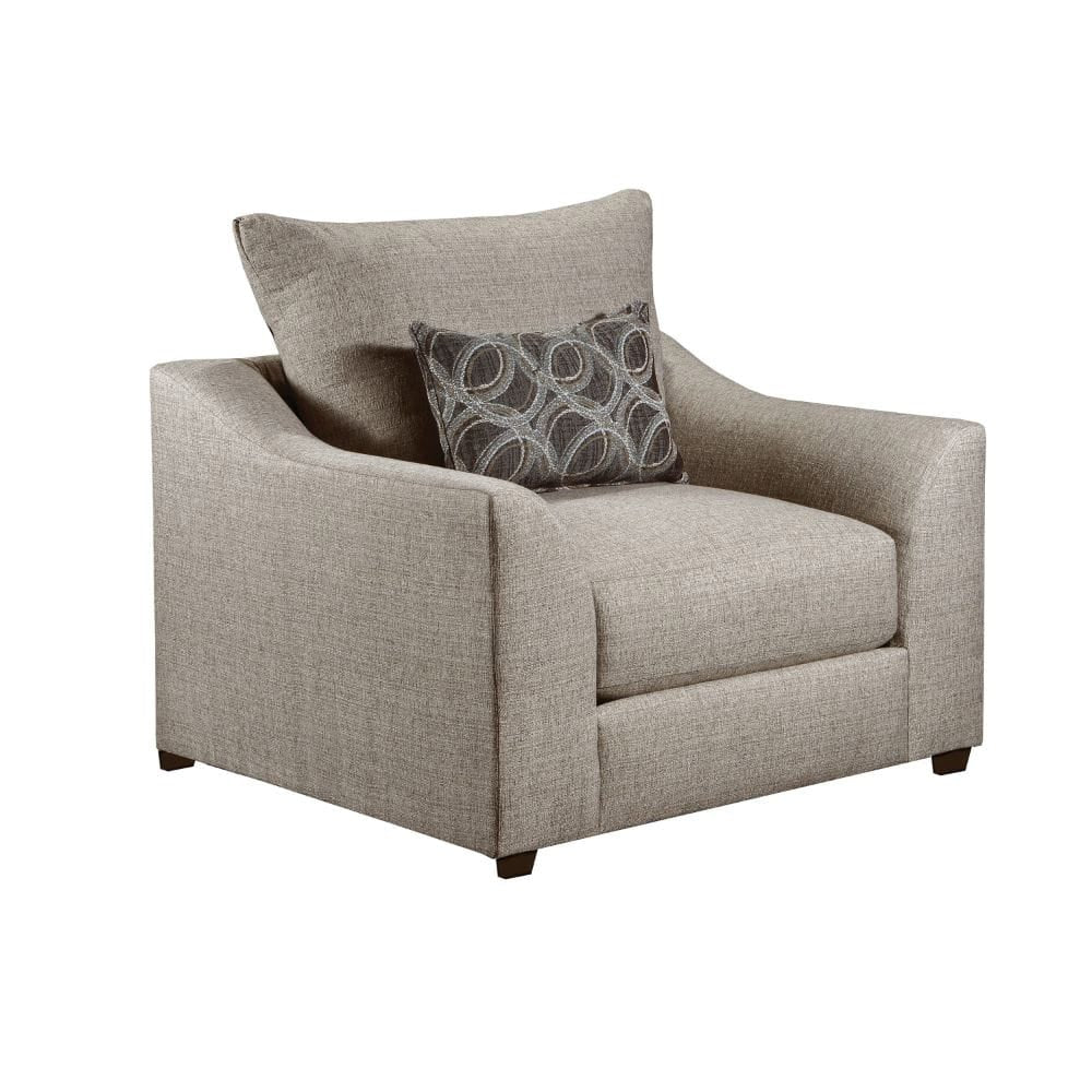 ACME Furniture - Petillia - Chair w/Pillow - Sandstone Fabric - 55853 view 1