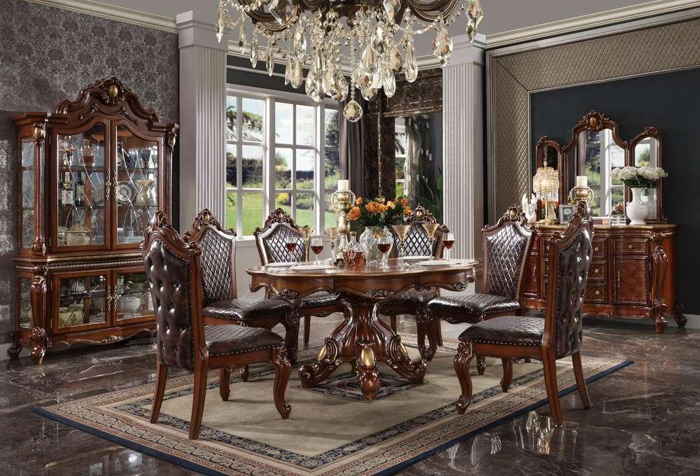 ACME Furniture - Picardy Dining Table - 68225 view 4