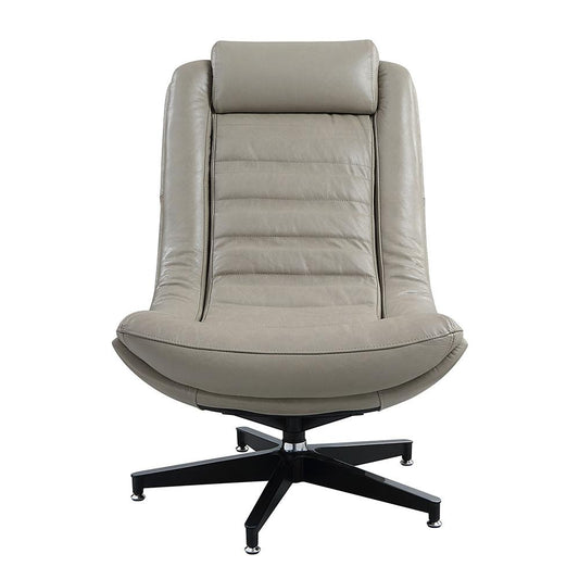 ACME Furniture - Piran Accent Chair w/Swivel - Twilight Top Grain Leather - AC02584 view 2