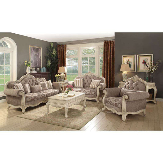 ACME Furniture - Ragenardus Loveseat (w/2 Pillows) - 56021 veiw 2