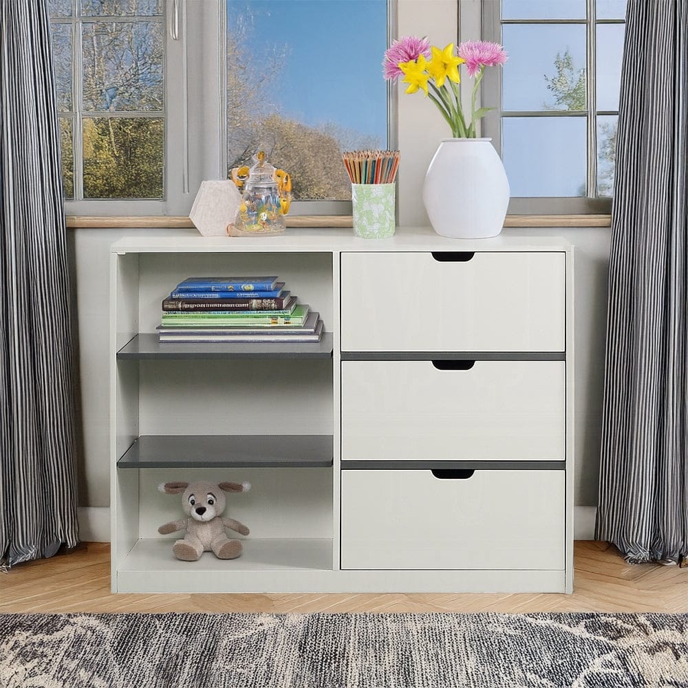 ACME Furniture - Ratana Cabinet - White & Gray - BD02054 view 2