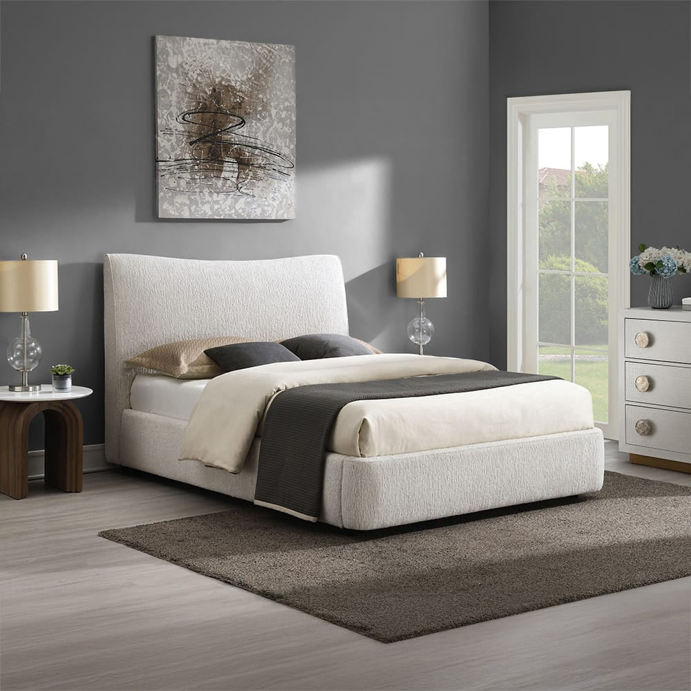 ACME Furniture - Renee - Full Bed - Aperol Beige Chenille - BD05460F view 6
