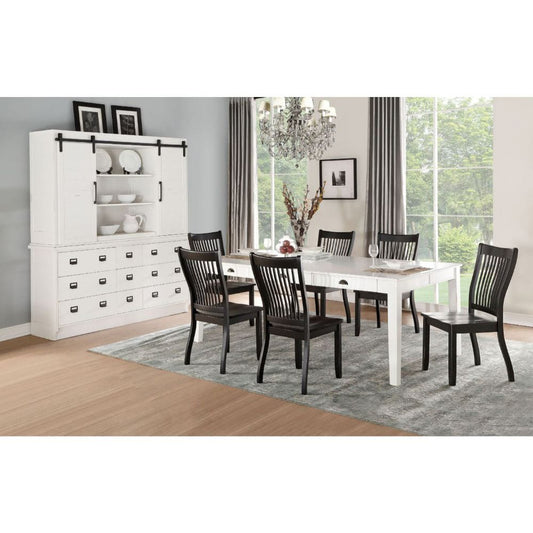 ACME Furniture - Renske - Dining Table - Antique White - 71850 view 2