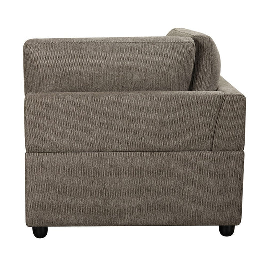 ACME Furniture - Rylie - Modular - Wedge w/3 Pillows - Brown Linen - LV03153 view 2